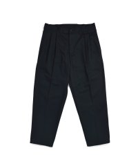 Loose 2Tuck Tapered Trouser Black