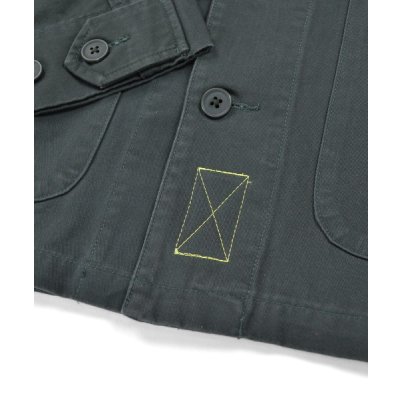 画像3: No Collar Utility Shirt Jacket C.GREY