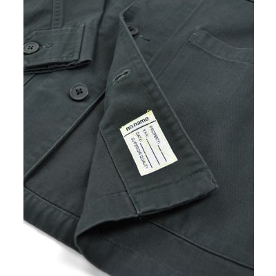 画像4: No Collar Utility Shirt Jacket C.GREY