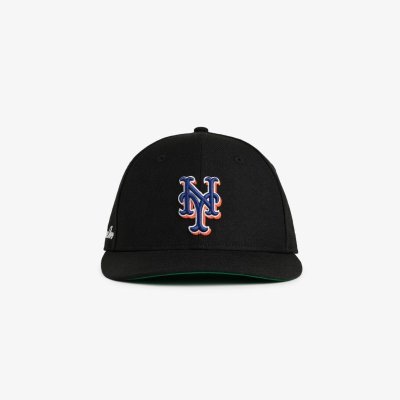 画像1: x New Era / Mets Hat Black