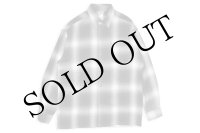 Ombre Check L/S Shirts Black/Ivory