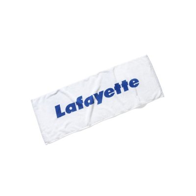 画像1: Lafayette Logo Jacquard Towel White