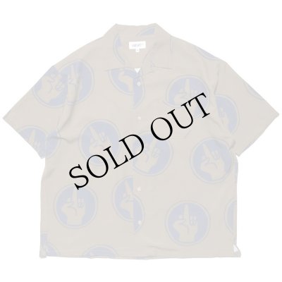 画像1: Fuckin Open Collar Shirt Brown