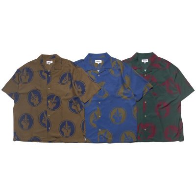 画像7: Fuckin Open Collar Shirt Green