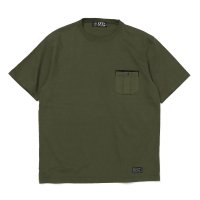 Mil Pocket Crew Neck T-Shirt "REV" Olive