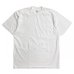 画像1: 6.5oz S/S Garment Dye Pocket T-Shirts White (1)
