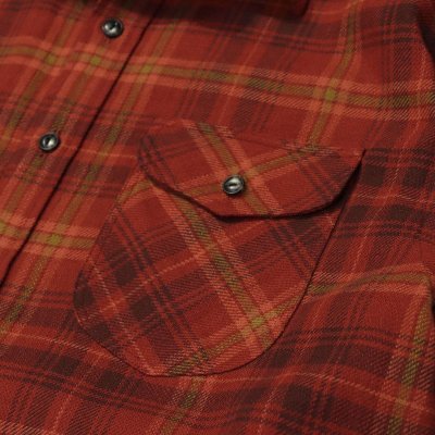 画像4: Tartan Flannel Check Shirts / CLAY Red