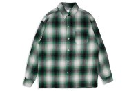 Ombre Check L/S Shirts Green/White