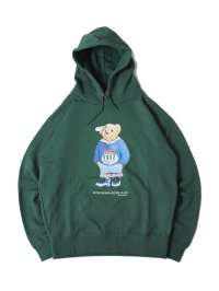 90's Bear Hoodie Green