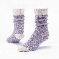 Ragg Heathered Socks Purple