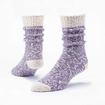 画像1: Ragg Heathered Socks Purple