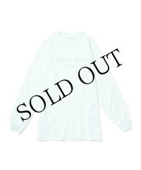 Heavy weight L/S Tee "NYC&Co" Aqua