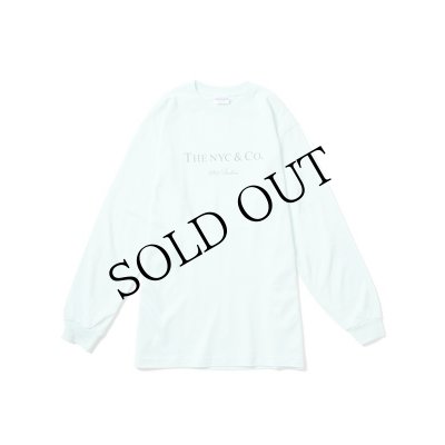 画像1: Heavy weight L/S Tee "NYC&Co" Aqua