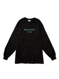 Heavy weight L/S Tee "NYC&Co" Black