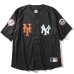 画像1: New York Subway Series Baseball Shirt Black  (1)