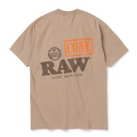 x RAW / Big Cone SS Tee Natural