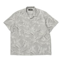 Strelitzia Jacquard OC Wide Shirt / VAGO Gray