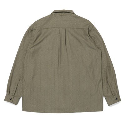 画像5: Big Herringbone OC Wide Shirt  "LAX" Brown