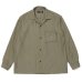 画像1: Big Herringbone OC Wide Shirt  "LAX" Brown (1)