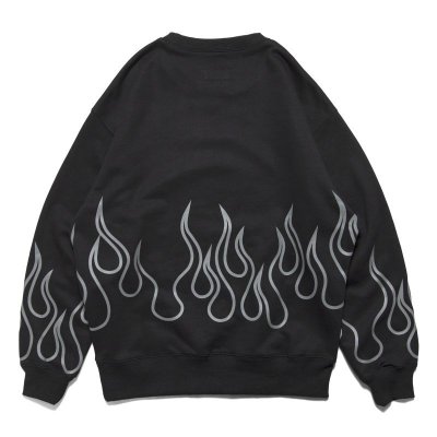 画像5: Flames Crewneck Sweat Black