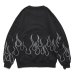 画像5: Flames Crewneck Sweat Black (5)