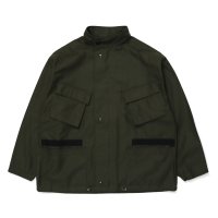 Back Satin Protective Custom Jacket  "BANDIT" Olive