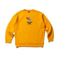 HIT ’EM UP Crewneck Sweatshirt Yellow