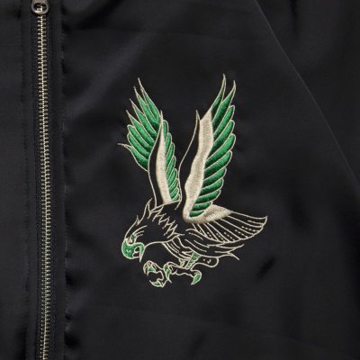 画像3: Reversible Satin Jacket Black