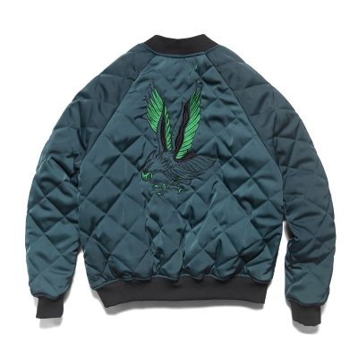 画像8: Reversible Satin Jacket Black