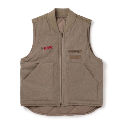 画像1: x RAW / Factory Vest Natural