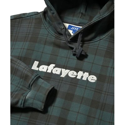 画像2: Allover Pattern Lafayette Logo Hoodie Black Watch