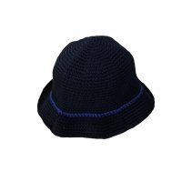 Handsawn Bucket Hat Black x Blue