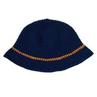 Handsawn Bucket Hat for XTR / Navy x Orange