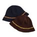 画像3: Handsawn Bucket Hat for XTR / Navy x Orange (3)