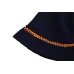 画像2: Handsawn Bucket Hat for XTR / Navy x Orange (2)