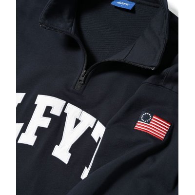 画像2: LFYT Arch Logo Half Zip Sweat Navy