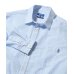 画像2: Seersucker Stripe Big Shirt Blue (2)