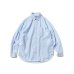 画像1: Seersucker Stripe Big Shirt Blue (1)