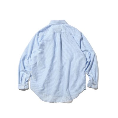 画像4: Seersucker Stripe Big Shirt Blue