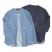 画像5: Indigo Twill Shirt Cardigan  "RANCHER" Light Blue (5)