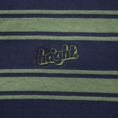 画像3: Border Tee Navy x Green