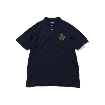 画像1: College Color Big Polo Navy