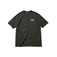 Pigment Dyed INFAMOUS Logo Tee Black