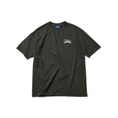 画像1: Pigment Dyed INFAMOUS Logo Tee Black