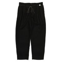 French Linen 1Tuck Trousers  "TRAD" Black