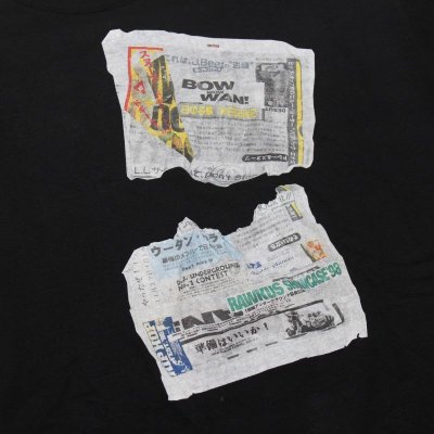 画像2: x RAP TEES / Old Flyer Tee Black