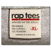 "Japanese Rap Tees Edition" -HIP-HOP T-shirts & Flyers released only in Japan 1983-2008