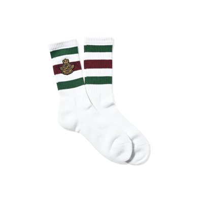 画像2: College Emblem Crew Socks