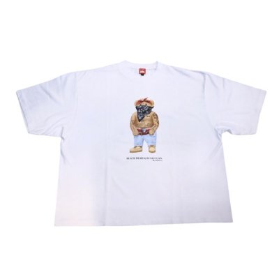 画像1: 2PAC Bandana Bear S/S Tee White