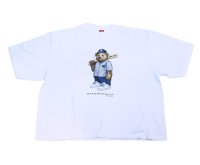 Yankees Bear S/S Tee White